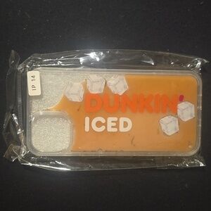 Dunkin iced coffee phone case